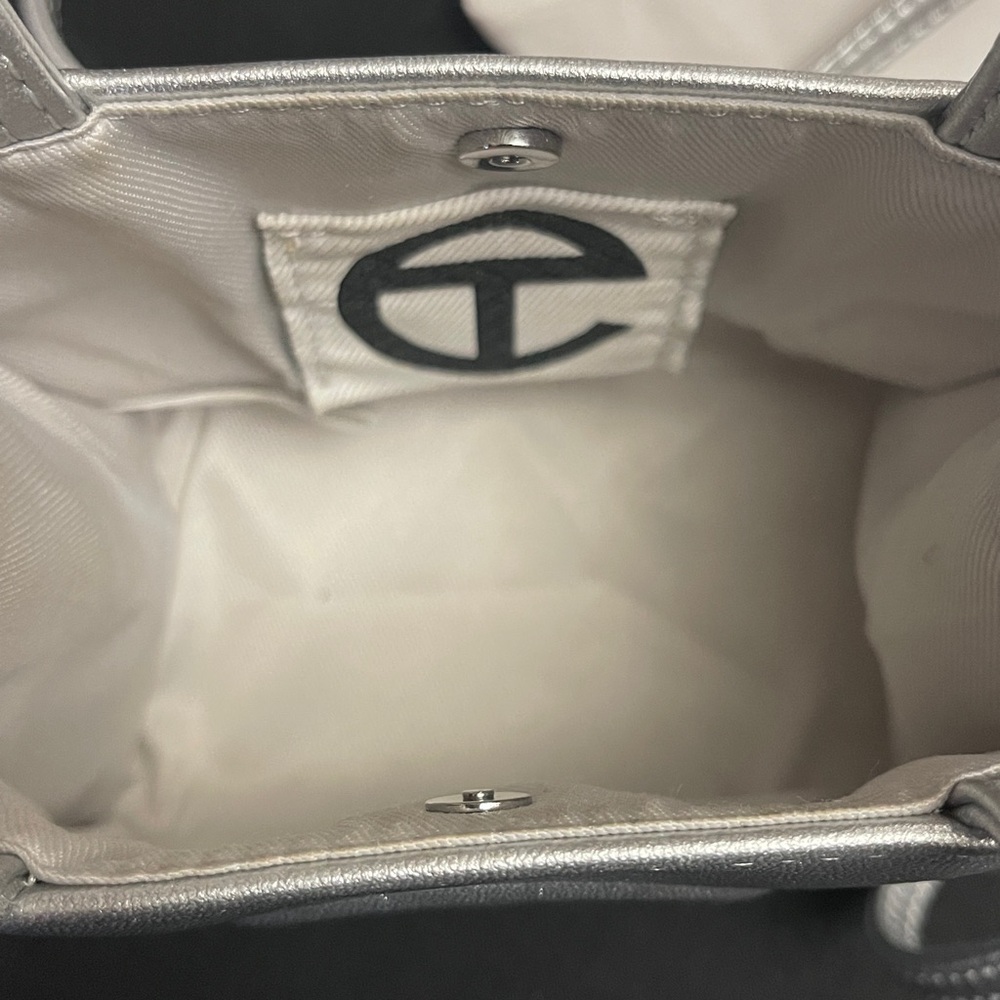 TELFAR Small Shopping Bag (Silver) - Picture 5 of 9